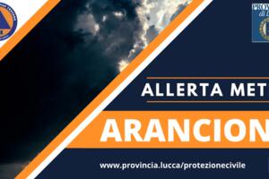 Maltempo, allerta arancio per domani