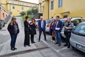 La visita del presidente della Regione Giani per l’inizio dei lavori del nuovo ospedale della comunità