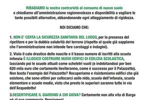 I Custodi degli alberi e del suolo contro il progetto di una nuova scuola a Nebbiana: “Stop al consumo di nuovo suolo!”