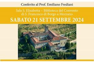 Sabato 21 settembre il Premio Giovanni Ansaldo sarà consegnato al professor Emiliano Frediani