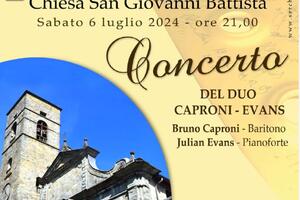 Serchio delle Muse, il concerto del duo Caproni-Evans a Pieve Fosciana