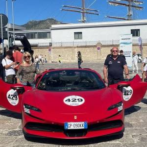 SF90 spider a Targa Florio 2024