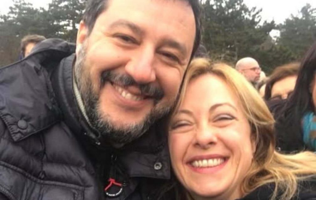 Matteo Salvini e Giorgia Meloni - foto Facebook - LaGazzettadelSerchio.it