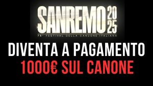 Il primo Sanremo a pagamento