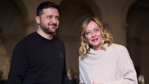 Zelensky e Meloni