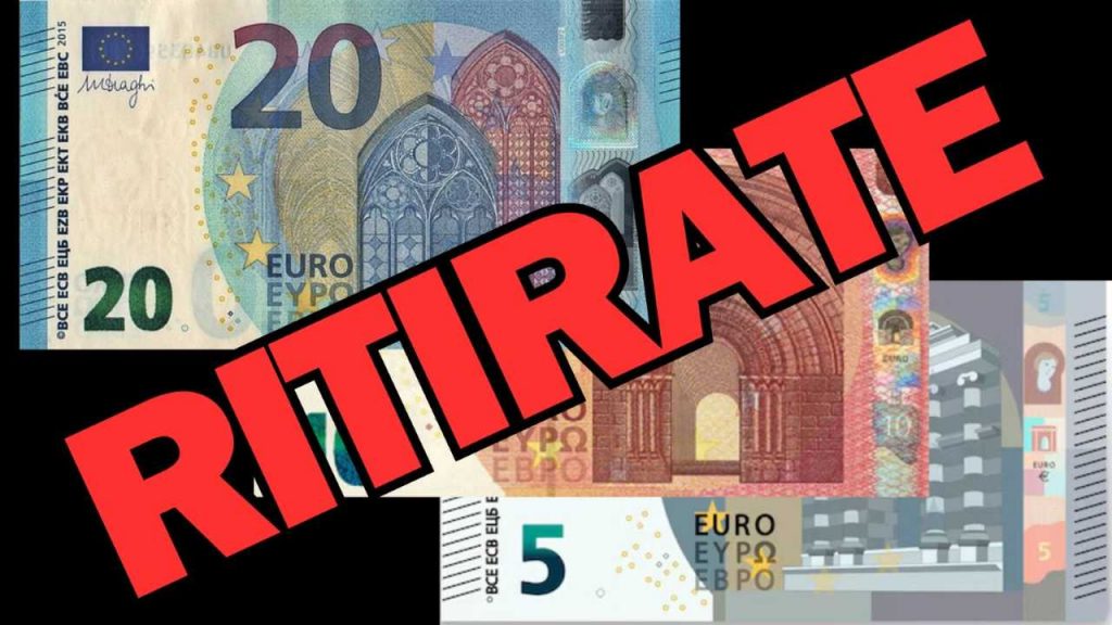 banconote in euro ritirate