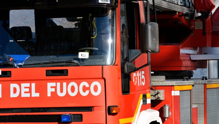 Veicolo tipico dei vigili del fuoco